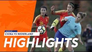 Highlights China  OranjeLeeuwinnen 06032019 Algarve Cup [upl. by Ahsirtak408]