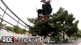 HowTo Skateboarding Frontside Flip Disaster with Dave Bachinsky [upl. by Atilahs897]