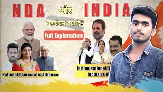 NDA vs INDI Alliance  Understanding Indian Politics  Election Process Explained [upl. by Anabal]