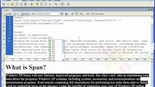 Lesson  10 What is span in css Hindi Video Tutorial [upl. by Opaline272]