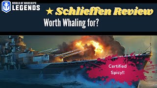 World of Warships Legends Schlieffen Review wowslegends schlieffen [upl. by Idleman469]