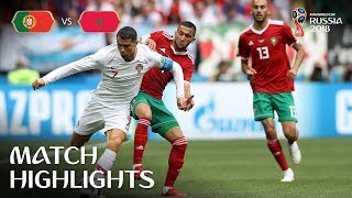 Portugal v Morocco  2018 FIFA World Cup  Match Highlights [upl. by Bunow516]