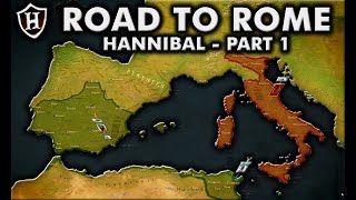 Road to Rome 221  218 BC⚔️ Hannibal Part 1  Second Punic War [upl. by Bracci]