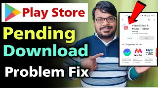 play store pending problem solved  play store app download pending problem solution [upl. by Brainard]