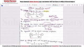 Class 41 Structure Activity Relationship SAR of Cholinolytic Agents Medicinal Chemistry 01 [upl. by Elahcar]