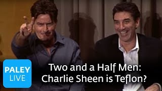 Two and a Half Men  Charlie Sheen is Teflon Paley Center [upl. by Oloapnaig]