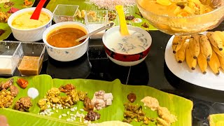 Onam Sadhya🤩😋 [upl. by Sanson]