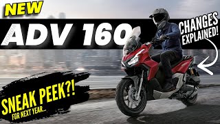 NEW Honda ADV 160 Released  2025 Sneak Peek [upl. by Ades]