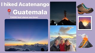 Acatenango hike  view of an active volcano [upl. by Leidgam]