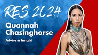 Advice amp Insight from Quannah Chasinghorse  RES 2024 [upl. by Reckford]