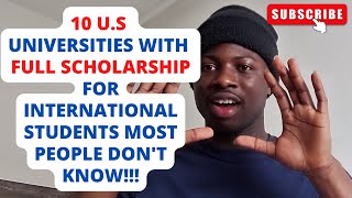 US Universities with Guaranteed Fully Funded Scholarship for International students [upl. by Aillicec]