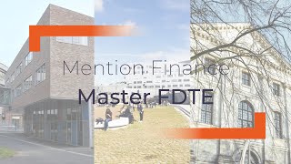 Master Finance Développement et Trésorerie de lEntreprise FDTE [upl. by Zeiler620]