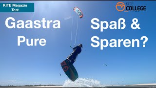 Kitecollege Gaastra Pure Kitemagazin Test 2024 12 qm Freeride  Freestyle Kitesurfing [upl. by Allegna]