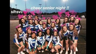 Vlog  cheer senior night [upl. by Granville682]