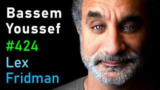 Bassem Youssef IsraelPalestine Gaza Hamas Middle East Satire amp Fame  Lex Fridman Podcast 424 [upl. by Anerb95]