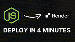 How to deploy an Express App to Render [upl. by Brigit]