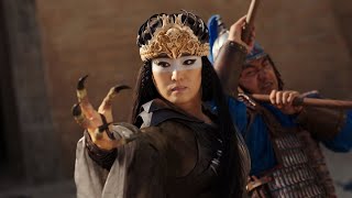 Xianniang The Witch  All Scenes Powers  Mulan 2020 [upl. by Kelsi]