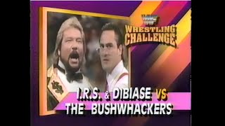 Bushwhackers vs Money Inc Wrestling Challenge Nov 17th 1991 [upl. by Occor206]