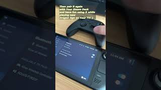 Xbox controller Steam Deck Fixconnecting tutorial gaming steamdeck xboxcontroller tutorial [upl. by Nuahsor]