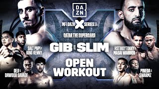 MISFITS amp DAZN X SERIES 19  QATAR THE SUPERCARD  ANESONGIB VS SLIM ALBAHER OPEN WORKOUTS LIVE [upl. by Onra]