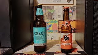 Ultimate Supermarket Lager Championship  Round 1  Jupiler vs M and S Czech Pilsner [upl. by Vladimir]