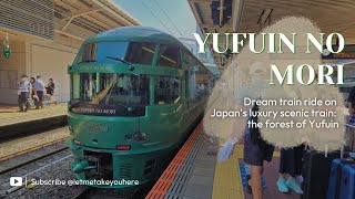 Ride on Japans magical train Yufuin no Mori The Forest of Yufuin  Fukuoka Japan Travel Vlog [upl. by Fay]