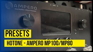 PRESETS 20  HOTONE AMPERO MP80  MP100 ONE  Lucas Carriel [upl. by Adnohsal]