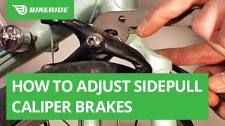 How to Adjust Sidepull Caliper Brakes [upl. by Esikram]