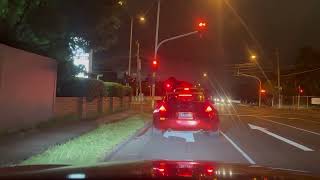 Driving Night TimeCampbellfield to Broadmeadows  camp road driving [upl. by Lindemann]