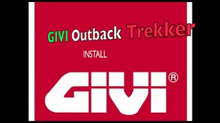 Givi Outback Trekker Yamaha Super Tenere INSTALL xt1200z [upl. by Aleibarg465]