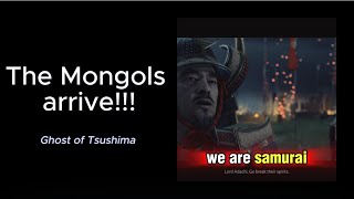 The invasion of Mongols in Japan  Middle Ages Ghost of Tsushima [upl. by Sande]