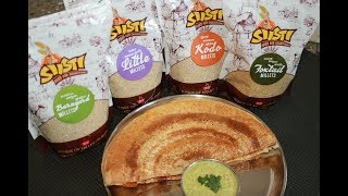 Multi Millet Dosa Recipe  Gluten free Millet Dosa Recipe  Siri Dhanya Dosa [upl. by Eycal66]