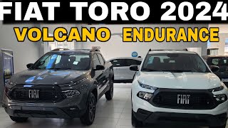 AVALIAÇÃO FIAT TORO VOLCANO E ENDURANCE 2024  PREÇOS ATUALIZADOS [upl. by Llednol]