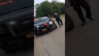 Cop pulls over biker and witnessed his friend crash 😱 ​​⁠​⁠BussinB [upl. by Sayed]