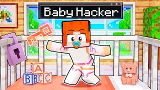 Als BABY HACKER Minecraft Spielen [upl. by Sarchet]