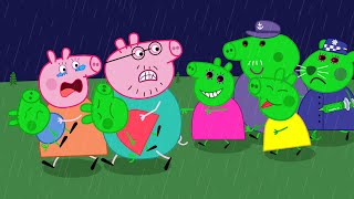 Zombie Apocalypse Zombies Appeared At The Pig City 🧟‍♂️🧟‍♀️  Peppa Pig Funny Animation [upl. by Schulze]