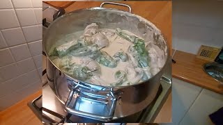 Turkey with green peppers and onion with Roquefort sauce Speed x 5 [upl. by Morgan169]