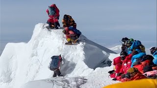 EVEREST 2024 Shocking Video After Summit Accident [upl. by Latreshia]