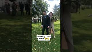 Scare prank 😂 wedding dress prank funnyvideos prank scareprank foryoufunny foryou funny 🇨🇵 [upl. by Ailime]