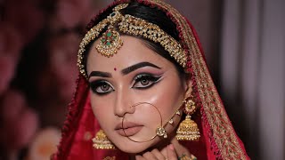 Online class  Bridal makeup step by step  makeup tutorial for beginners pkmakeupstudio [upl. by Lienaj]