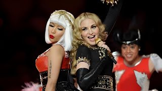 Madonna FT Nicki Minaj amp MIA  Give Me All Your Luvin at Super Bowl Halftime Show 2012 [upl. by Attikram]