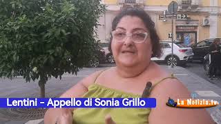 Lentini  Appello di Sonia Grillo [upl. by Llertnahs723]