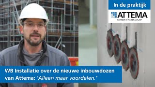 WB Installatie over de nieuwe inbouwdozen van Attema [upl. by Audun330]