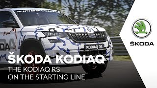 ŠKODA KODIAQ The KODIAQ RS on the Starting Line [upl. by Carlson]