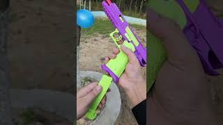 How many did you get🔫🔫🔫 1911 fidget desert watergun funny toys gaming gamer fakegun [upl. by Elinnet549]