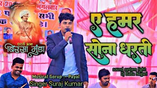 Singer Suraj Kumar 🌿A Hamar Sona Dharti 🌿ए हमर सोना धरती 🌱New Nagpuri video song 2024 [upl. by Kirstin]