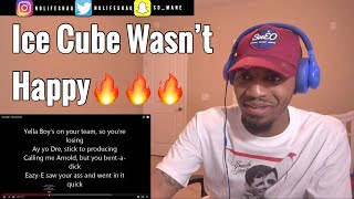 Never diss the songwriter lol  Ice Cube  No vaseline  REACTION [upl. by Anileh]