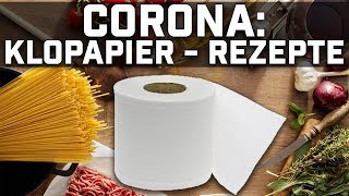 CORONA  Kochen mit Klopapier  Ultimativer Guide fürs Überleben [upl. by Ynatsyd176]