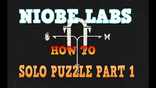 SOLO NIOBE LABS PUZZLE FIRST STEP [upl. by Aerdnat287]