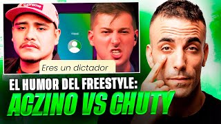 ACZINO VS CHUTY DEL AMOR AL ODIO EL HUMOR DEL FREESTYLE 💫 Reacción [upl. by Annas]